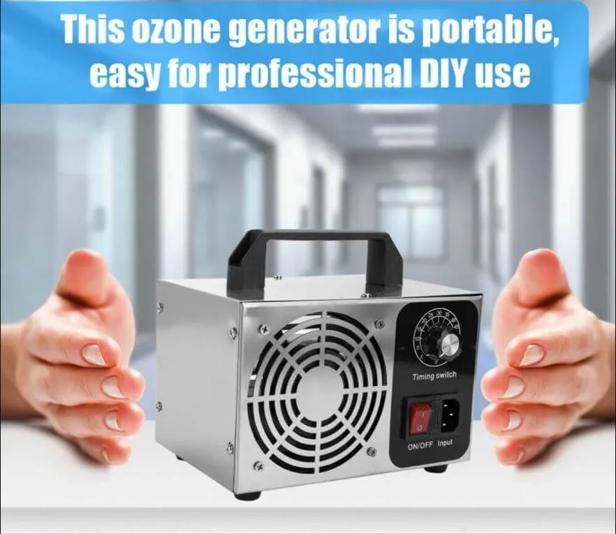 10G Ozone Generator Machine Air Filter Purifier Fan