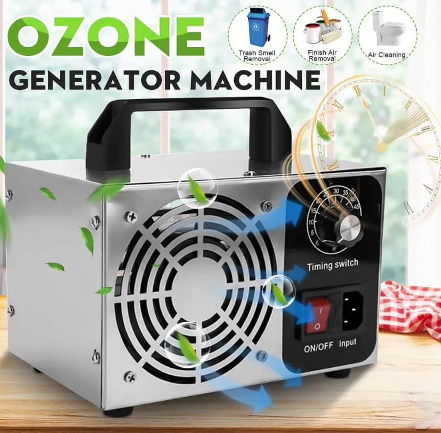 10G Ozone Generator Machine Air Filter Purifier Fan