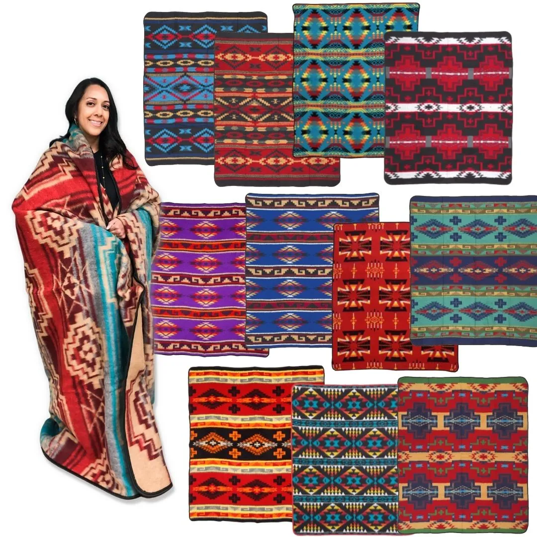 12 Southwest Style Camp Blanket Collection! Only $24.00 ea!