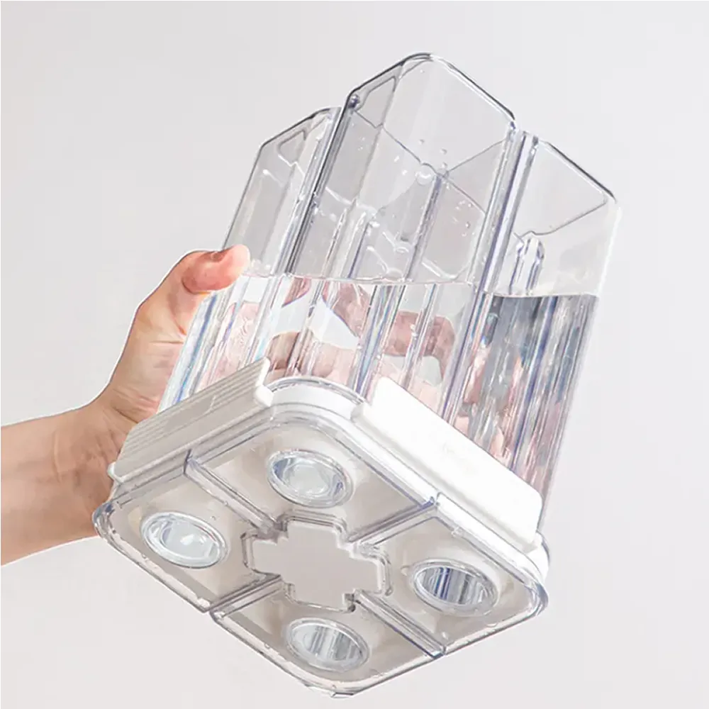 2.4L Four-Sided Lock Airtight Food Storage Container Dc-330