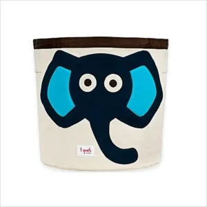 3 Sprouts Elephant Storage Bin in Blue