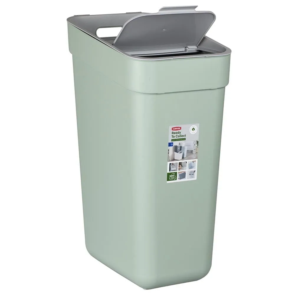 30L Ready to Collect Waste Seperation Bin - Green