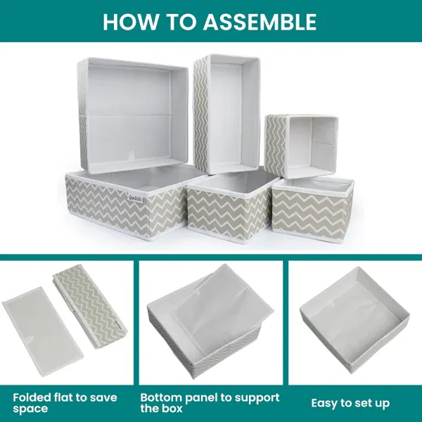 6 PCS Organizer Set