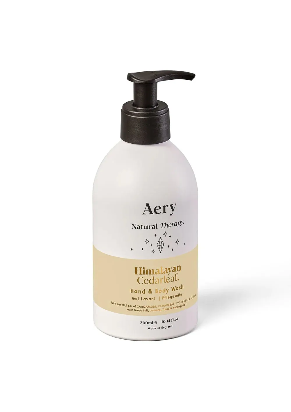 Aery Himalayan Cedarleaf Hand & Body Wash 300ml - Cedarleaf Patchouli and Lemon