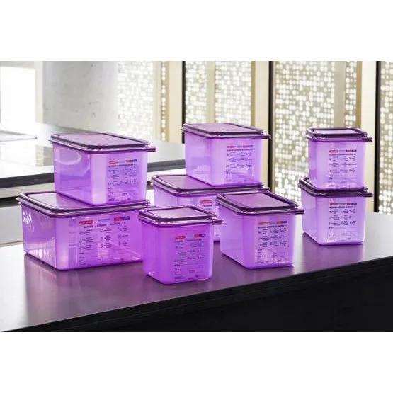 Airtight Container Allergen-Free Polypropylene GN 1/6