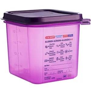 Airtight Container Allergen-Free Polypropylene GN 1/6