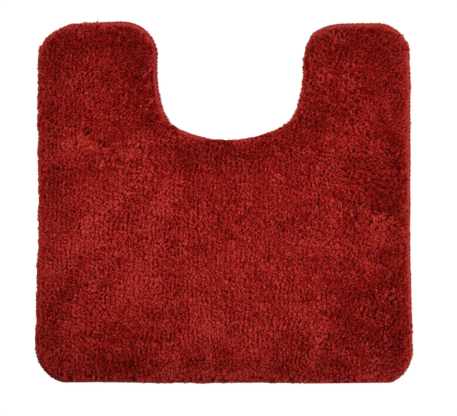 Antron Luxury Non-Slip Pedestal Mat - Burgundy