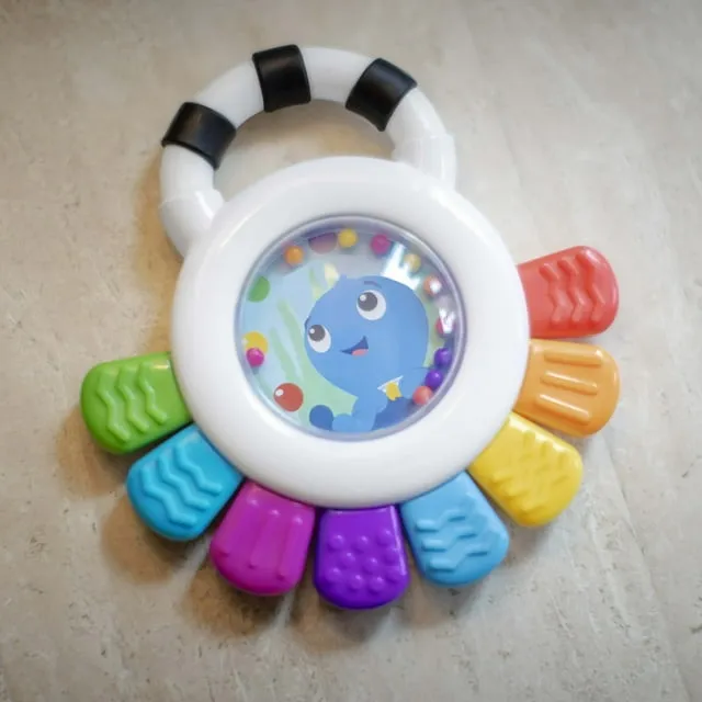 Baby Einstein Outstanding Opus the Octopus Sensory Rattle & Teether Multi-Use Toy