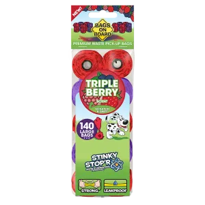 Bags on Board Triple Berry Scented Waste Pick-Up Bags