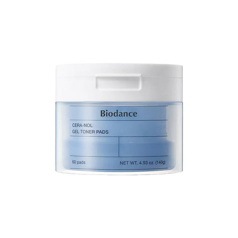 [Biodance] Cera-nol Gel Toner Pads 140g 60EA