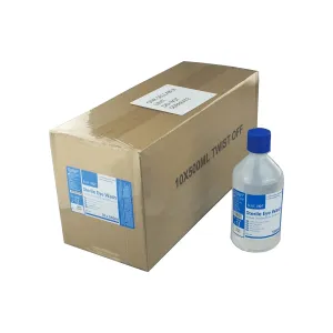 BLUE DOT Sterile Eye Wash Solution 500ml Bottle (10 x 500ml Bottles)