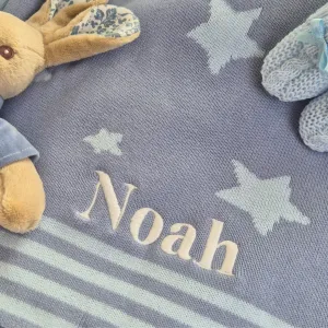 Blue Star Baby Blanket