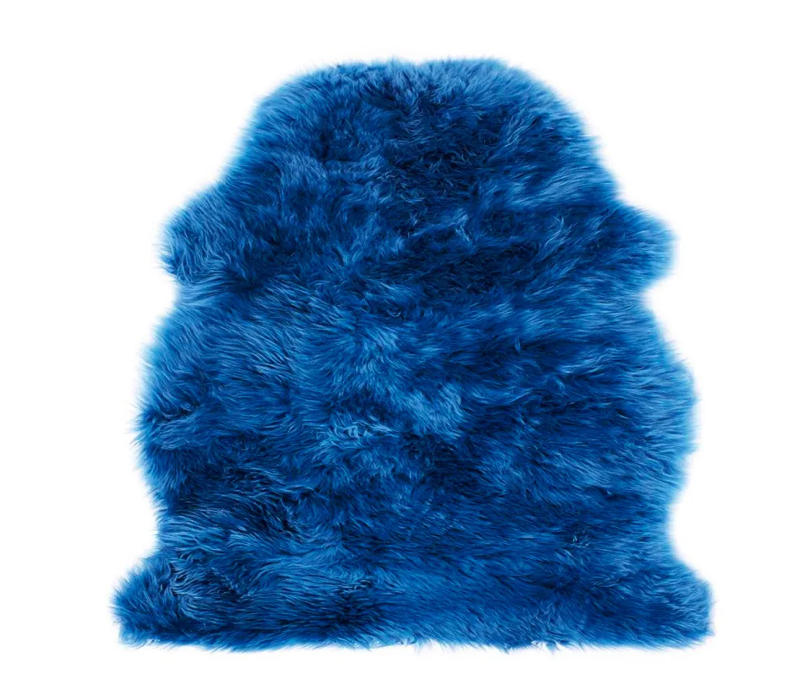 Bright Blue Sheepskin