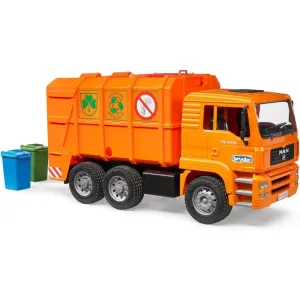 Bruder Orange Refuse Bin Lorry 1:16 Scale