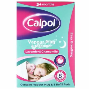 Calpol Vapour Plug & Nightlight 3 months - Lavender & Chamomile