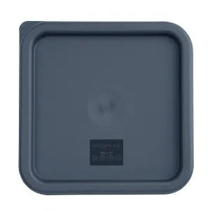 CF044 Vogue Square Food Storage Container Lid Blue Medium