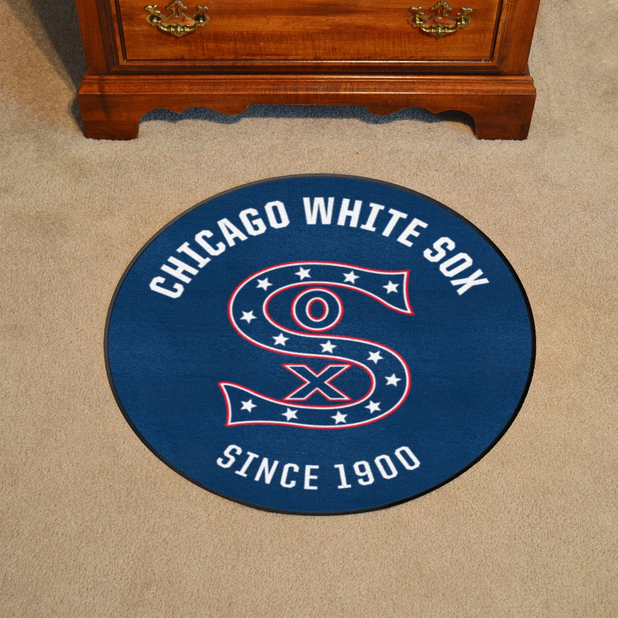 Chicago White Sox Roundel Rug - 27in. Diameter1982