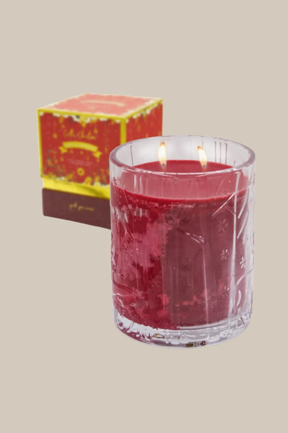 Cinnamon & Winter Berry Double Wick Candle