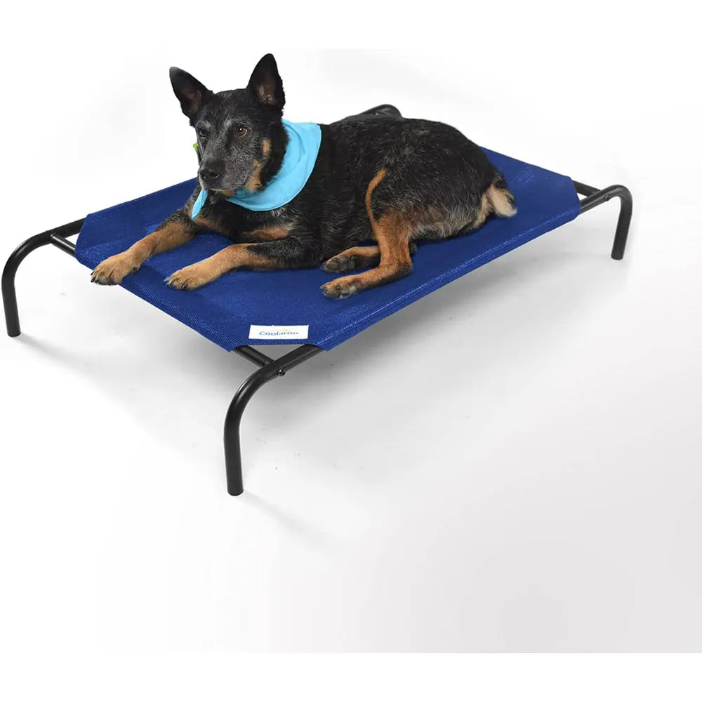 Coolaroo Dog Bed Aquatic Blue L 130cm x 80cm x 20cm