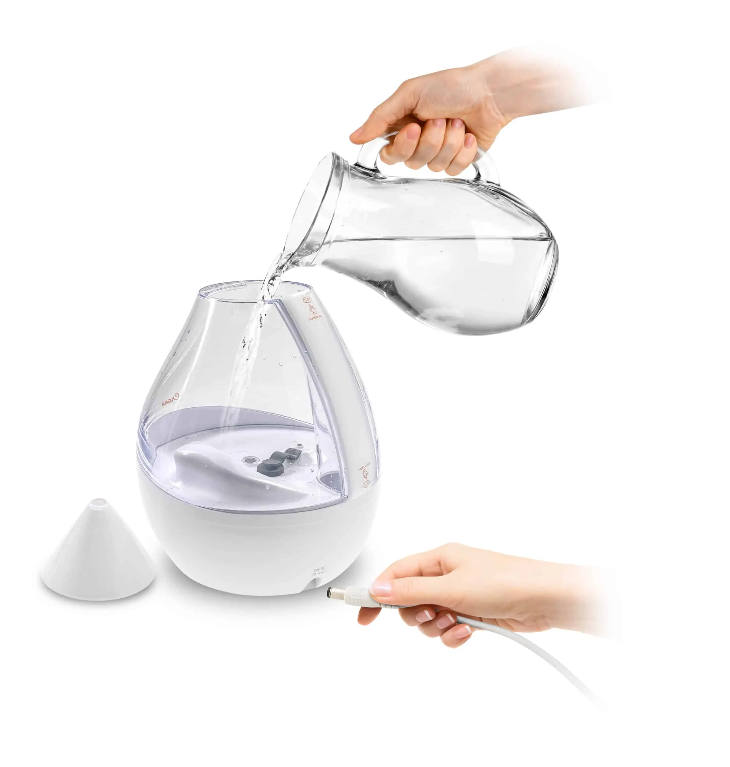 Crane Baby - 4-In-1 Cool Mist Humidifier W/Sound - 1 Gallon