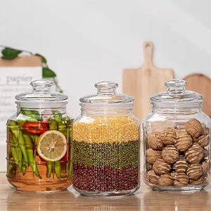 Delisoga Airtight Storage Jar | Glass Food Containers