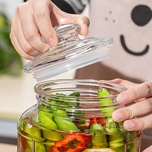 Delisoga Airtight Storage Jar | Glass Food Containers