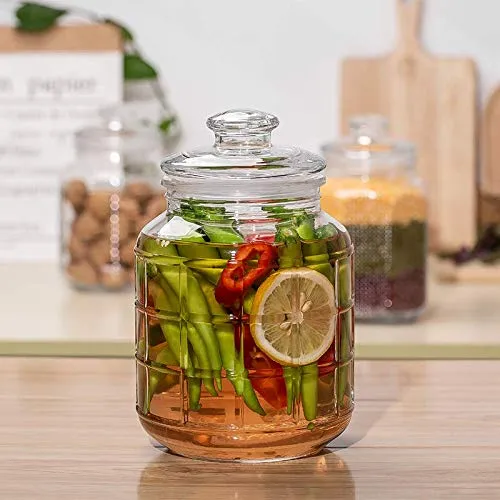 Delisoga Airtight Storage Jar | Glass Food Containers