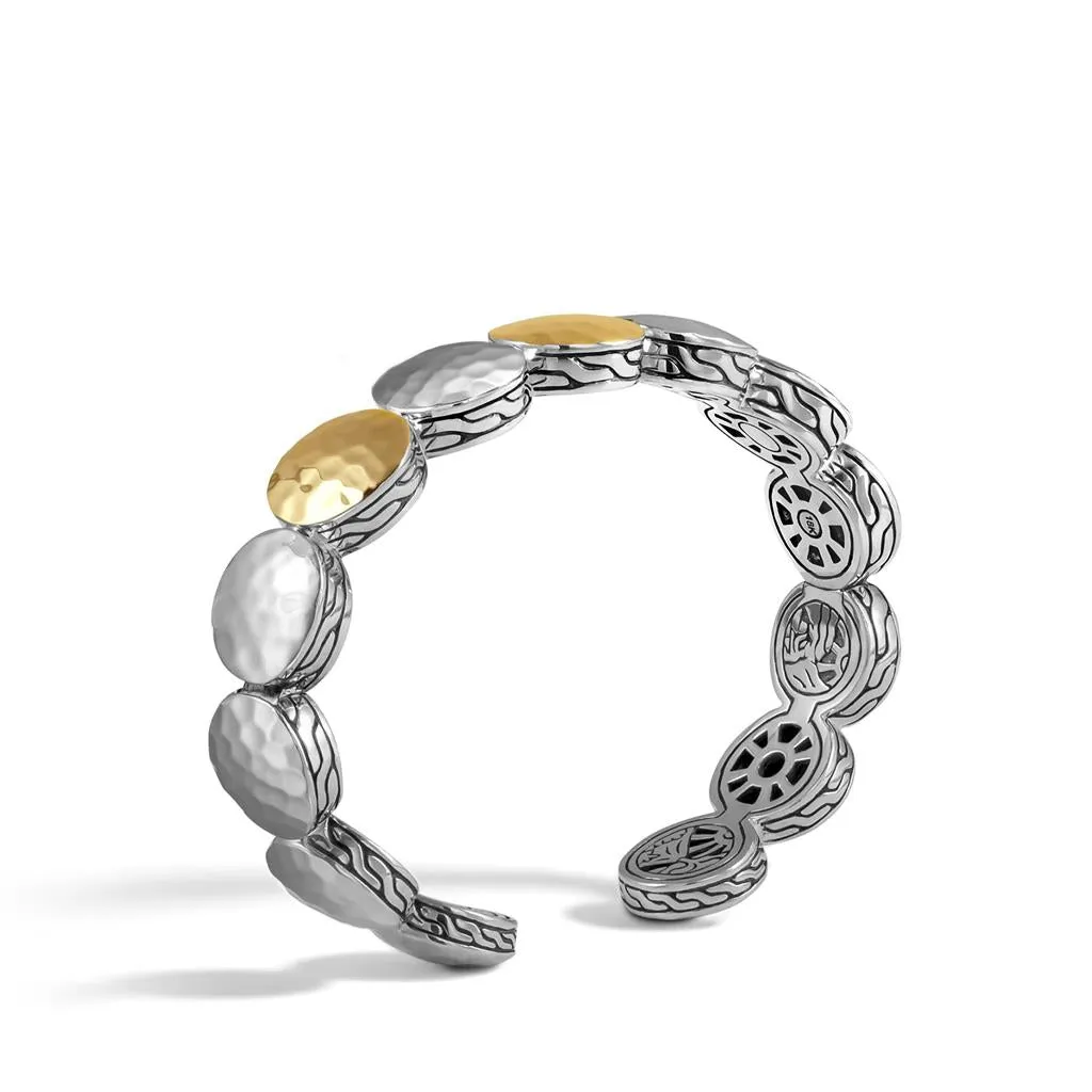 Dot Gold & Silver Three Station Flex Cuff