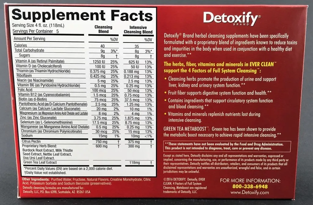 Ever Clean Detoxify 5 Day Detox Program