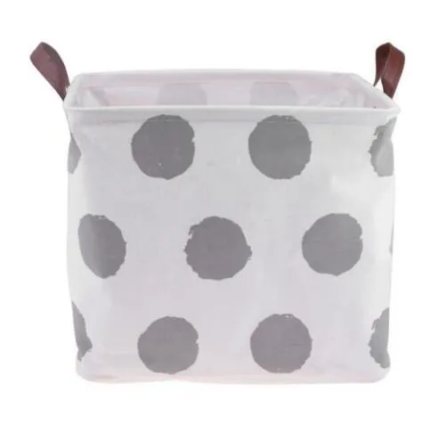 Foldable storage basket toys organizer, clothes storage bin