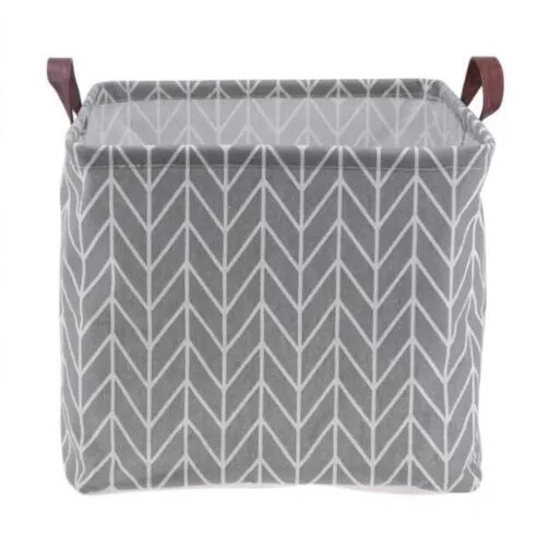 Foldable storage basket toys organizer, clothes storage bin