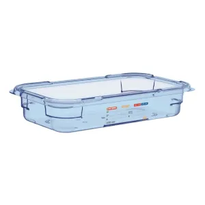 GP578 Araven ABS Food Storage Container Blue GN 1/3 65mm