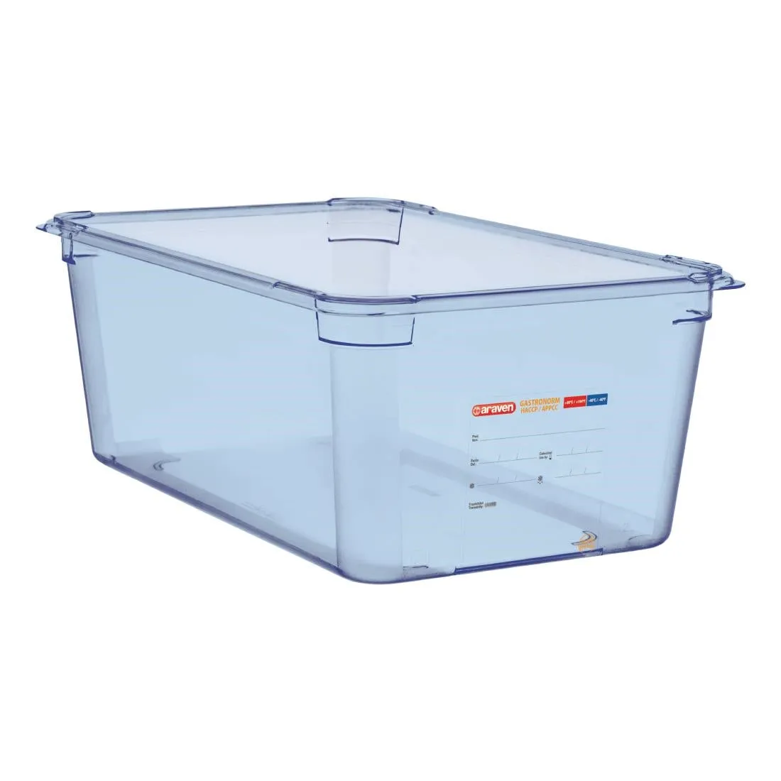 GP591 Araven ABS Food Storage Container Blue GN 1/1 200mm