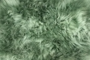 Green Sheepskin