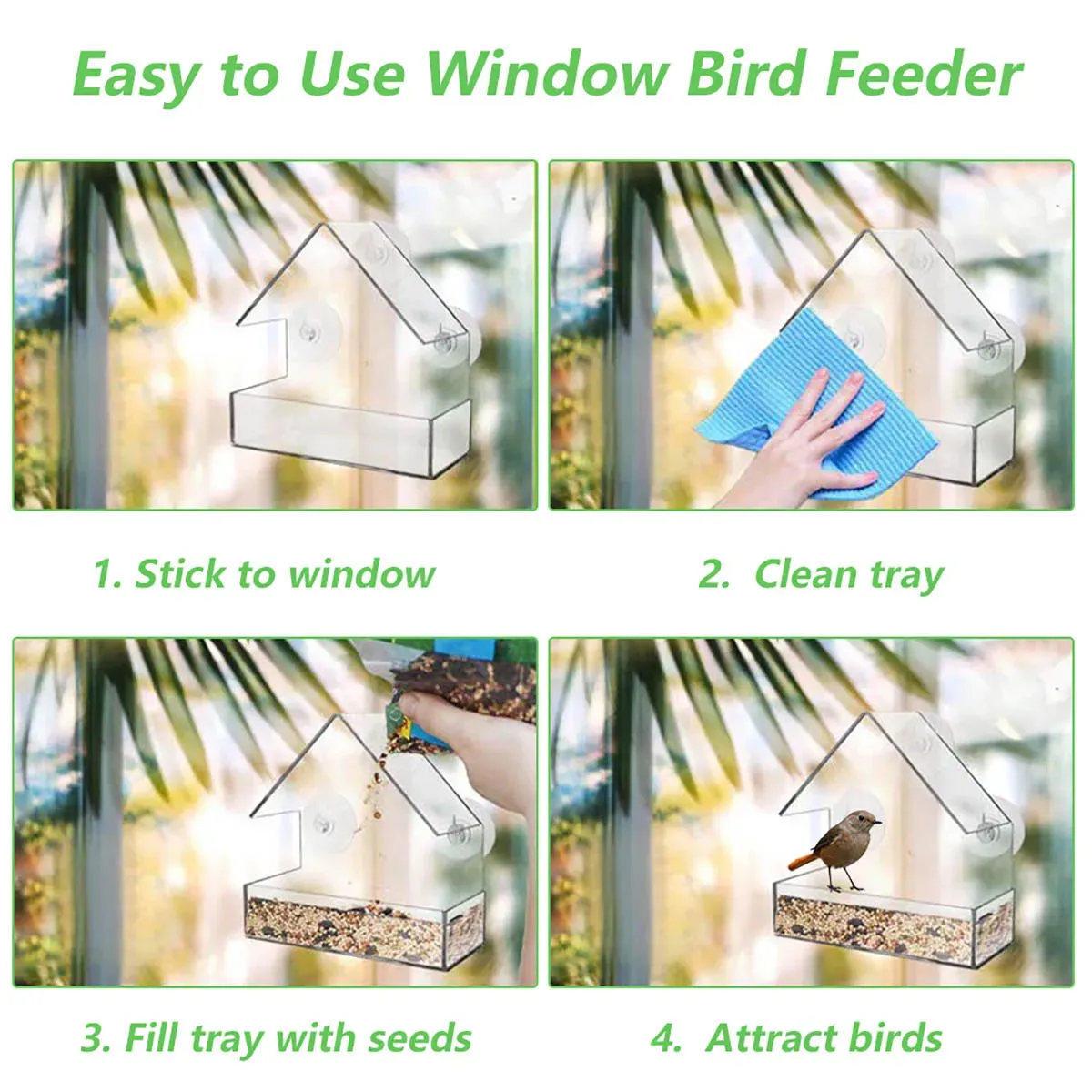 House Shape Bird Feeder