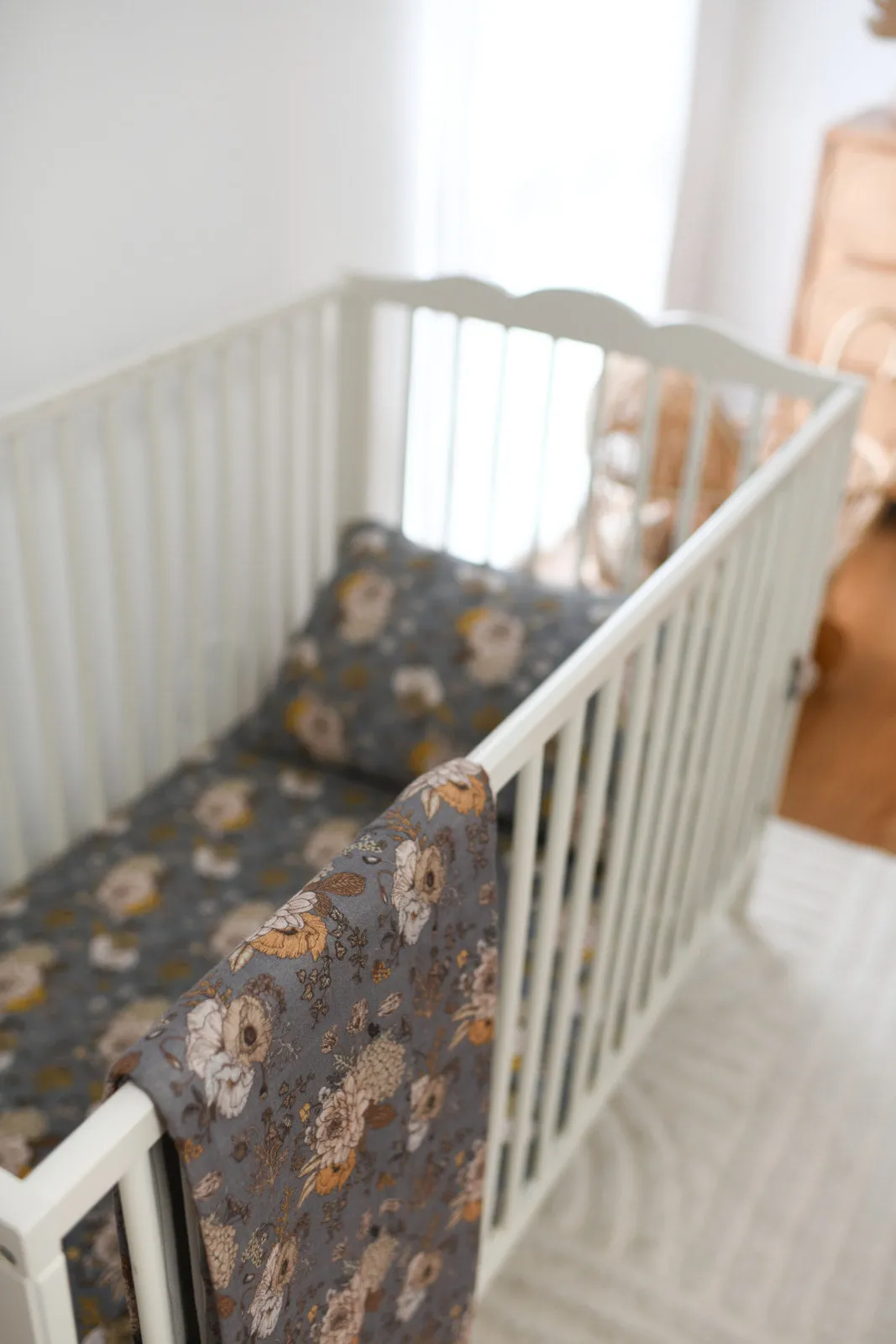 INDIGO BLOOMS bamboo JERSEY COT sheet