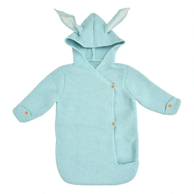 Infants Bunny-Eared Swaddling Wrap