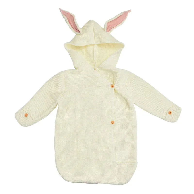 Infants Bunny-Eared Swaddling Wrap