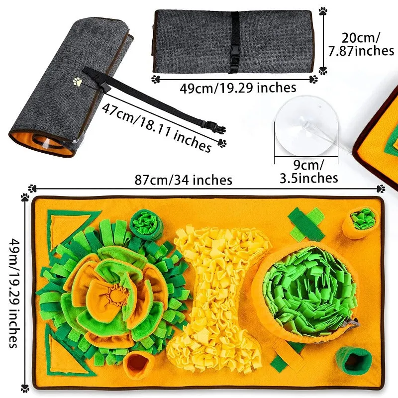 Interactive Sniffer Pet Treat Mat