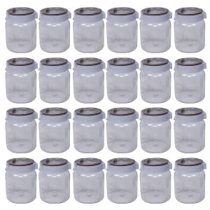 Kuber Industries Plastic Air Tight Lid 12 Pieces Multipurpose Storage Container Set 2000 ml (Transparent) - CTKTC23446