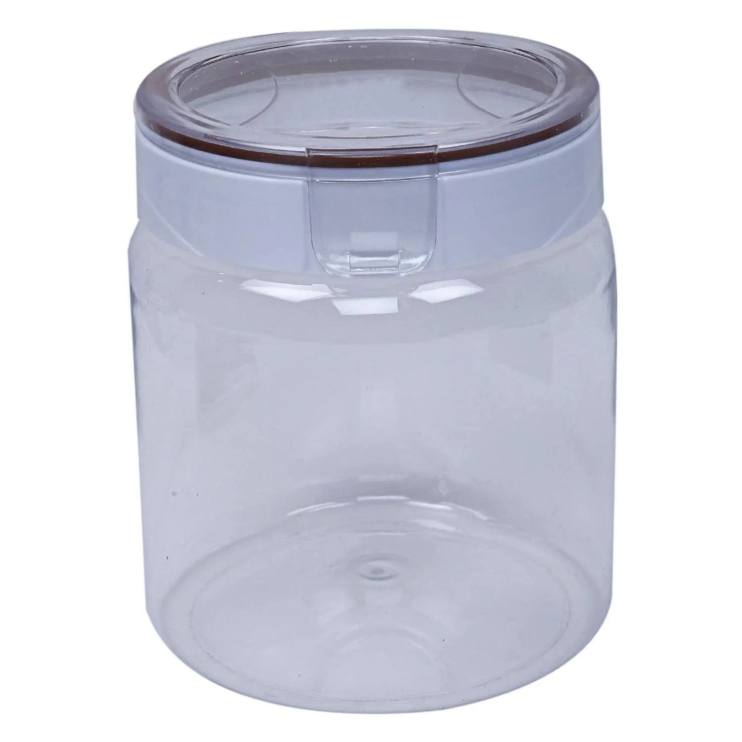 Kuber Industries Plastic Air Tight Lid 12 Pieces Multipurpose Storage Container Set 2000 ml (Transparent) - CTKTC23446