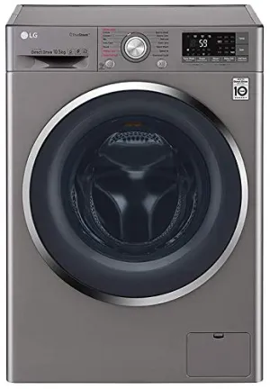 LG 10.5 kg Inverter Wi-Fi Fully-Automatic Front Loading Washing Machine (F4J8JSP2S, Stone Silver, Inbuilt Heater)