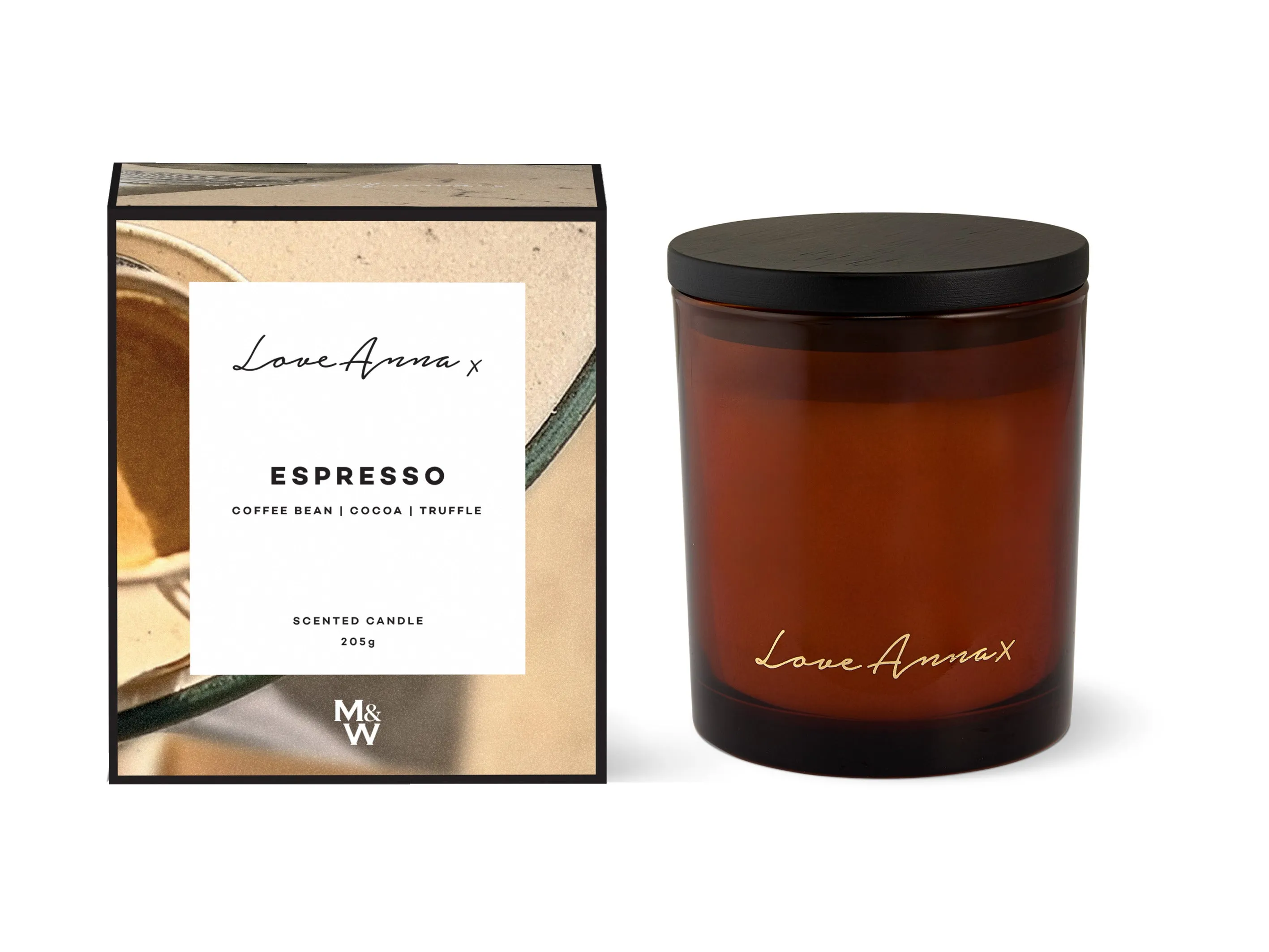 Love Anna x Botanika Kitchen Delights Fragrance Candle 205g - Expresso