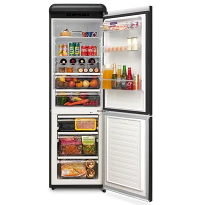 Marathon ERFF111BL Epic 11 cu.ft. Black Retro Bottom Mount Frost Free Refrigerator