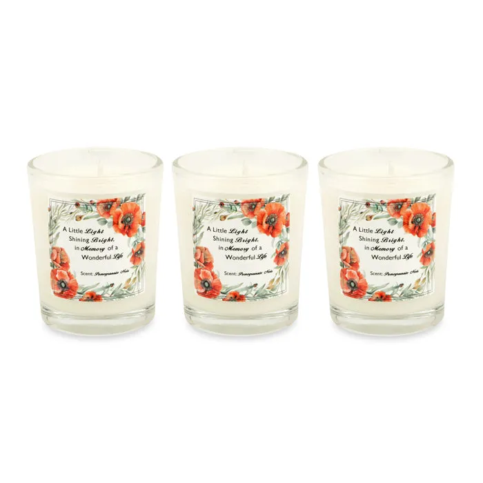 Memory of Life Candle in Gift Box - Set of 3