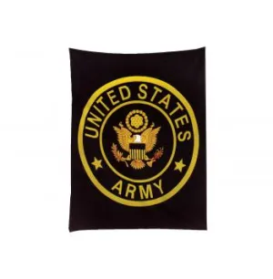 Military Insignia Fleece Blankets - Navy