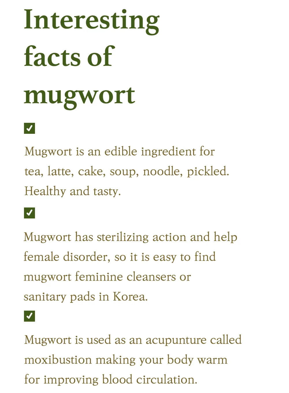 Mugwort Essence (160ml)