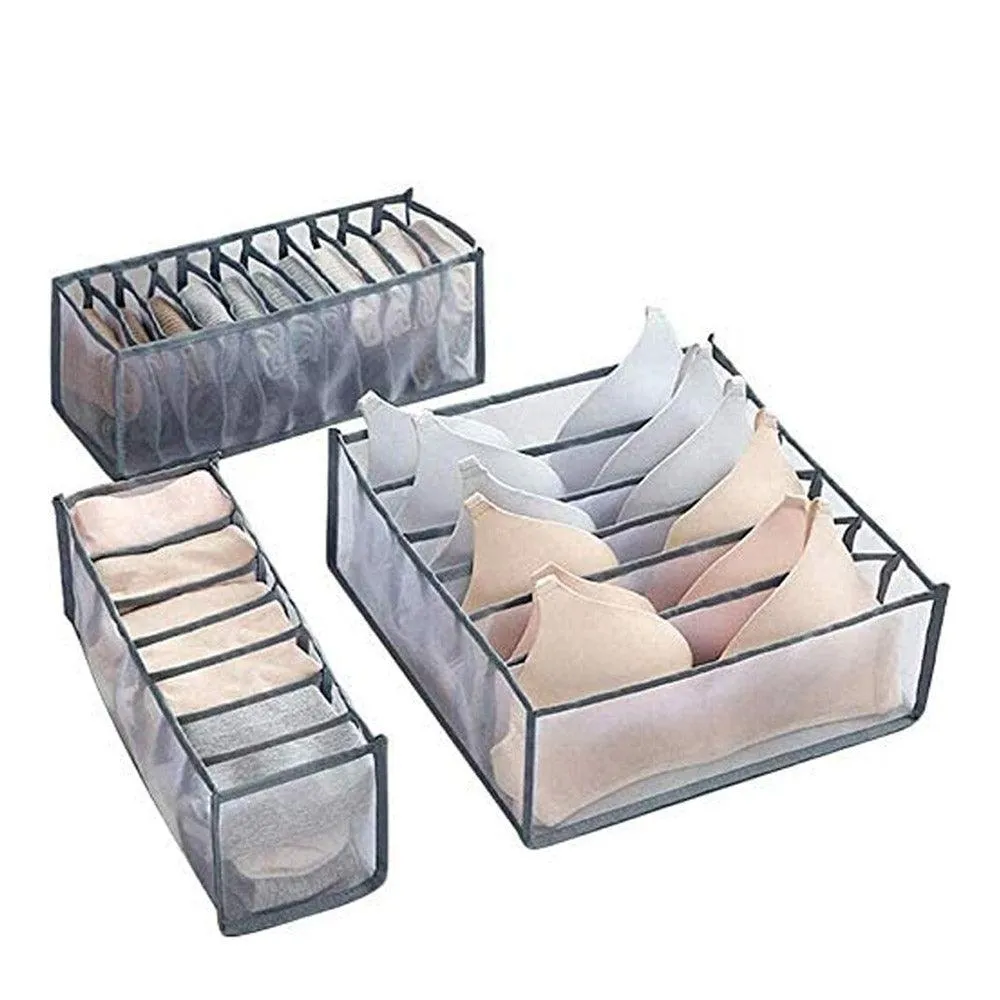 (Net) Closet Storage Organizer Set 3pcs / KC22-76 / KN-550 / 10135 / KR-058