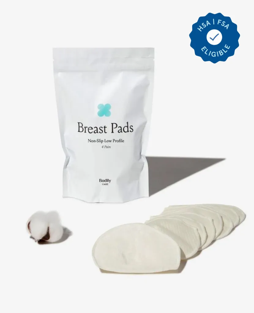 Non-Slip Breast Pads: Low Profile