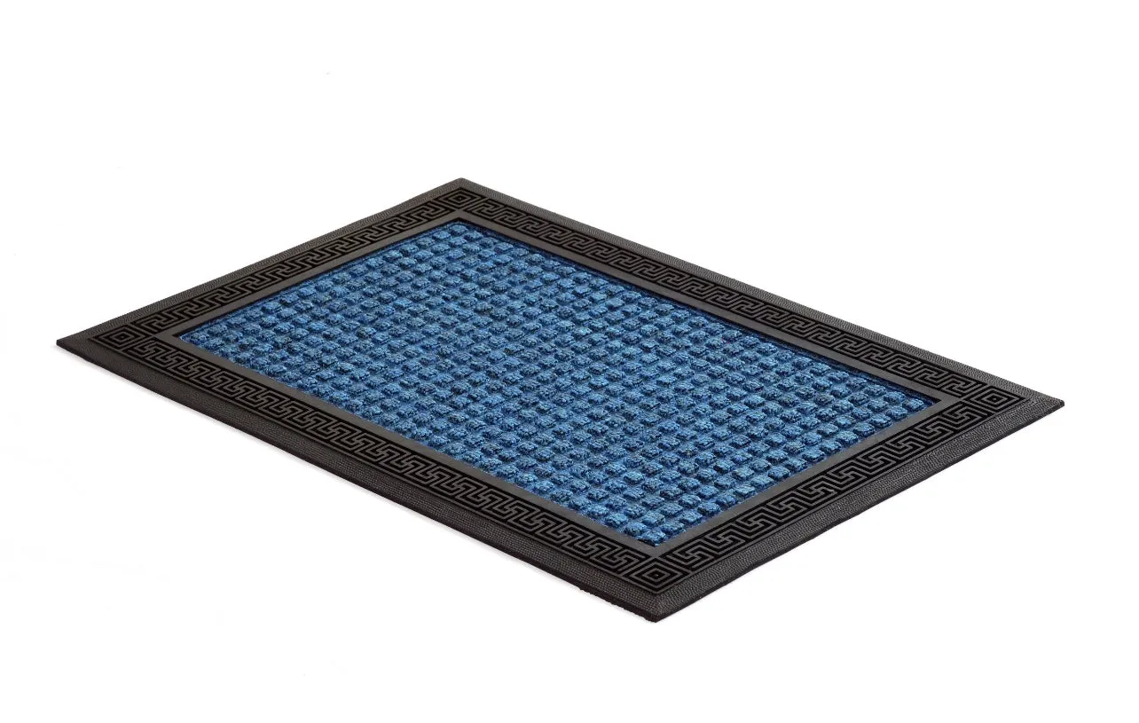 OnlyMat Blue QuickDry Anti Slip and Anti Fade Soft Bath Mat